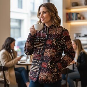 Boho Tapestry Jacket, Size L